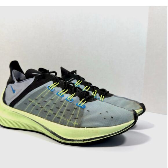 Nike EXP-X14 Glacier Grey Blue Volt Light Weight Running Active Gym Womens 10 - Picture 3 of 7